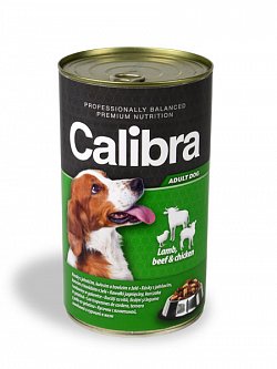 Calibra dog konzerva jehněčí 1240g