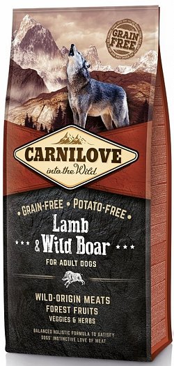 Carnilove Lamb & Wild Boar for adult 12kg