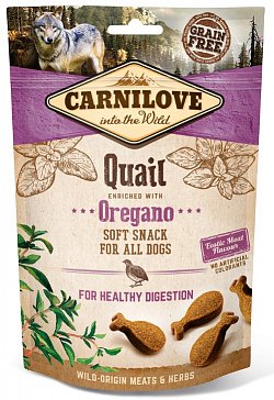 Carnilove Dog Semi Moist Snack Quail & Oregano 200g