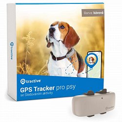 GPS Tractive dog 4 - coffe
