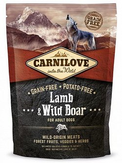 Carnilove Lamb & Wild Boar for adult 1,5kg