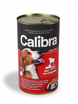 Calibra dog konzerva hovězí 1240g